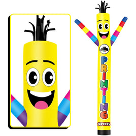 6 10 15 20FT Tall Printing Services Waving Inflatable Tube Man(Blower Not Included) - goodeny