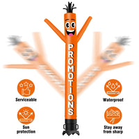 6 10 15 20FT Tall Promotions Waving Inflatable Tube Man(Blower Not Included) - goodeny