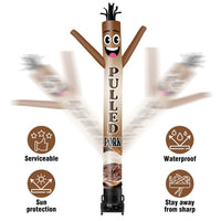 6 10 15 20FT Tall Pulled Pork Waving Inflatable Tube Man(Blower Not Included) - goodeny