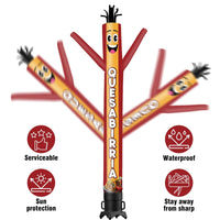 6 10 15 20FT Tall Quesabirria Waving Inflatable Tube Man(Blower Not Included) - goodeny