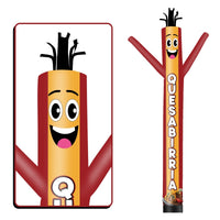 6 10 15 20FT Tall Quesabirria Waving Inflatable Tube Man(Blower Not Included) - goodeny