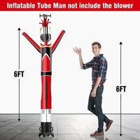 6 10 15 20FT Tall Racing Drivers Waving Inflatable Tube Man(Blower Not Included) - goodeny