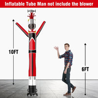 6 10 15 20FT Tall Racing Drivers Waving Inflatable Tube Man(Blower Not Included) - goodeny