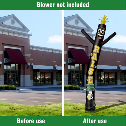 6 10 15 20FT Tall Raise Your Glass Waving Inflatable Tube Man(Blower Not Included) - goodeny