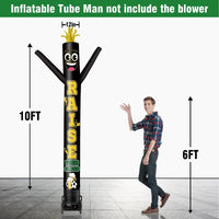 6 10 15 20FT Tall Raise Your Glass Waving Inflatable Tube Man(Blower Not Included) - goodeny