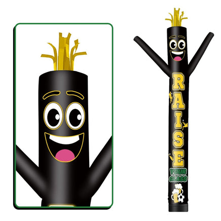 6 10 15 20FT Tall Raise Your Glass Waving Inflatable Tube Man(Blower Not Included) - goodeny