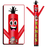 6 10 15 20FT Tall Ramen Waving Inflatable Tube Man(Blower Not Included) - goodeny