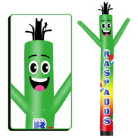 6 10 15 20FT Tall Raspados Waving Inflatable Tube Man(Blower Not Included) - goodeny
