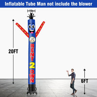 6 10 15 20FT Tall Rent 2 Own Waving Inflatable Tube Man(Blower Not Included) - goodeny