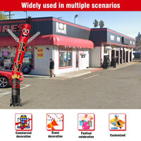 6 10 15 20FT Tall Rim Sale Waving Inflatable Tube Man(Blower Not Included) - goodeny