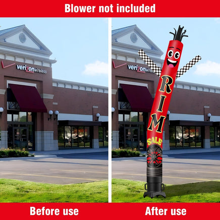 6 10 15 20FT Tall Rim Sale Waving Inflatable Tube Man(Blower Not Included) - goodeny