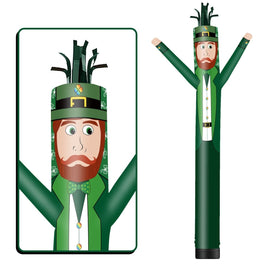 6 10 15 20FT Tall Saint Patrick Waving Inflatable Tube Man(Blower Not Included) - goodeny