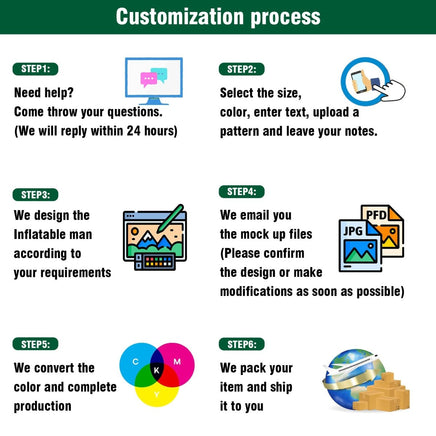 6 10 15 20FT Tall Salad Waving Inflatable Tube Man(Blower Not Included) - goodeny