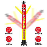 6 10 15 20FT Tall Sale Here Waving Inflatable Tube Man(Blower Not Included) - goodeny