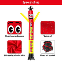 6 10 15 20FT Tall Sale Here Waving Inflatable Tube Man(Blower Not Included) - goodeny