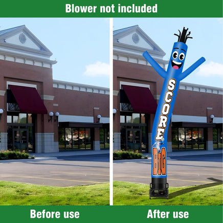 6 10 15 20FT Tall Score Big Waving Inflatable Tube Man(Blower Not Included) - goodeny