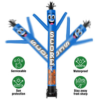 6 10 15 20FT Tall Score Big Waving Inflatable Tube Man(Blower Not Included) - goodeny