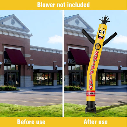 6 10 15 20FT Tall Shipping Center Waving Inflatable Tube Man(Blower Not Included) - goodeny