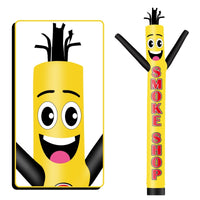 6 10 15 20FT Tall Smoke Shop Waving Inflatable Tube Man(Blower Not Included) - goodeny