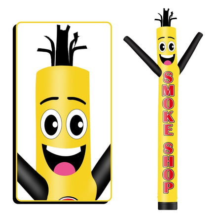 6 10 15 20FT Tall Smoke Shop Waving Inflatable Tube Man(Blower Not Included) - goodeny