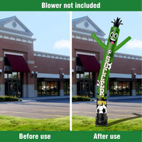 6 10 15 20FT Tall Soccer Party Waving Inflatable Tube Man(Blower Not Included) - goodeny