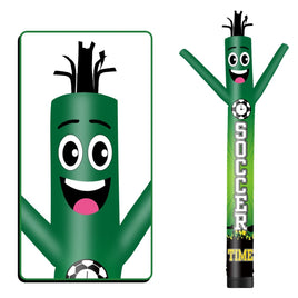 6 10 15 20FT Tall Soccer Time Waving Inflatable Tube Man(Blower Not Included) - goodeny