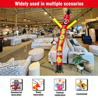 6 10 15 20FT Tall Sofa Sale Waving Inflatable Tube Man(Blower Not Included) - goodeny