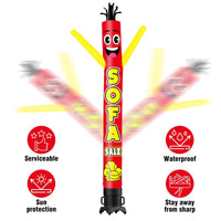 6 10 15 20FT Tall Sofa Sale Waving Inflatable Tube Man(Blower Not Included) - goodeny