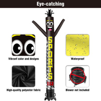 6 10 15 20FT Tall Sports Bar Waving Inflatable Tube Man(Blower Not Included) - goodeny