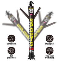 6 10 15 20FT Tall Sports Bar Waving Inflatable Tube Man(Blower Not Included) - goodeny