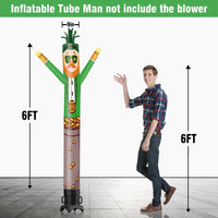 6 10 15 20FT Tall St. Patrick's Day Leprechaun Waving Inflatable Tube Man(Blower Not Included) - goodeny