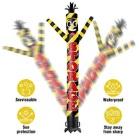 6 10 15 20FT Tall Storage Waving Inflatable Tube Man(Blower Not Included) - goodeny