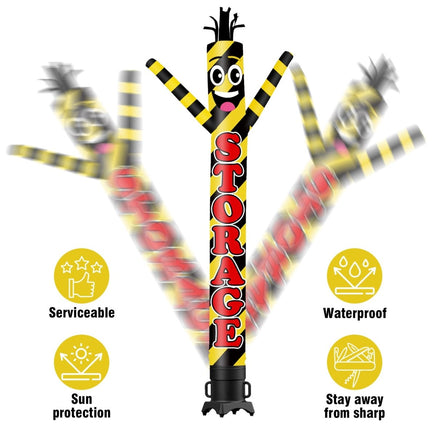 6 10 15 20FT Tall Storage Waving Inflatable Tube Man(Blower Not Included) - goodeny