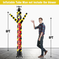6 10 15 20FT Tall Storage Waving Inflatable Tube Man(Blower Not Included) - goodeny