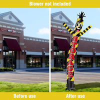 6 10 15 20FT Tall Storage Waving Inflatable Tube Man(Blower Not Included) - goodeny