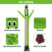 6 10 15 20FT Tall Summer Camp Waving Inflatable Tube Man(Blower Not Included) - goodeny