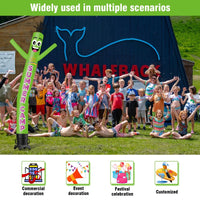 6 10 15 20FT Tall Summer Camp Waving Inflatable Tube Man(Blower Not Included) - goodeny