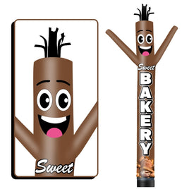 6 10 15 20FT Tall Sweet Bakery Waving Inflatable Tube Man(Blower Not Included) - goodeny