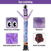 6 10 15 20FT Tall Sweets & Treats Waving Inflatable Tube Man(Blower Not Included) - goodeny
