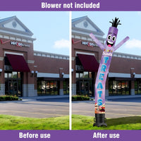6 10 15 20FT Tall Sweets & Treats Waving Inflatable Tube Man(Blower Not Included) - goodeny
