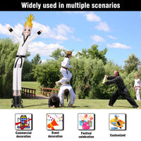 6 10 15 20FT Tall Taekwondo Waving Inflatable Tube Man(Blower Not Included) - goodeny