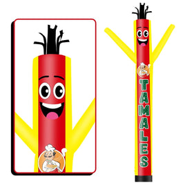 6 10 15 20FT Tall Tamales Waving Inflatable Tube Man(Blower Not Included) - goodeny