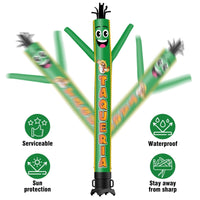 6 10 15 20FT Tall Taqueria Waving Inflatable Tube Man(Blower Not Included) - goodeny