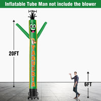 6 10 15 20FT Tall Taqueria Waving Inflatable Tube Man(Blower Not Included) - goodeny