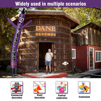 6 10 15 20FT Tall Tasting Room Waving Inflatable Tube Man(Blower Not Included) - goodeny