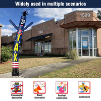 6 10 15 20FT Tall Tax Waving Inflatable Tube Man(Blower Not Included) - goodeny