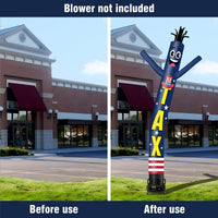 6 10 15 20FT Tall Tax Waving Inflatable Tube Man(Blower Not Included) - goodeny