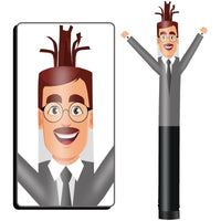 6 10 15 20FT Tall Teacher Waving Inflatable Tube Man(Blower Not Included) - goodeny