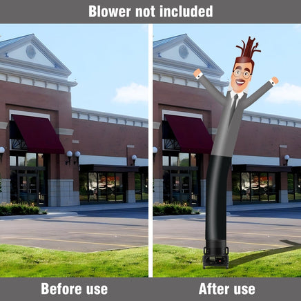 6 10 15 20FT Tall Teacher Waving Inflatable Tube Man(Blower Not Included) - goodeny