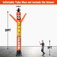 6 10 15 20FT Tall Thai Food Inflatable Tube Man(Blower Not Included) - goodeny